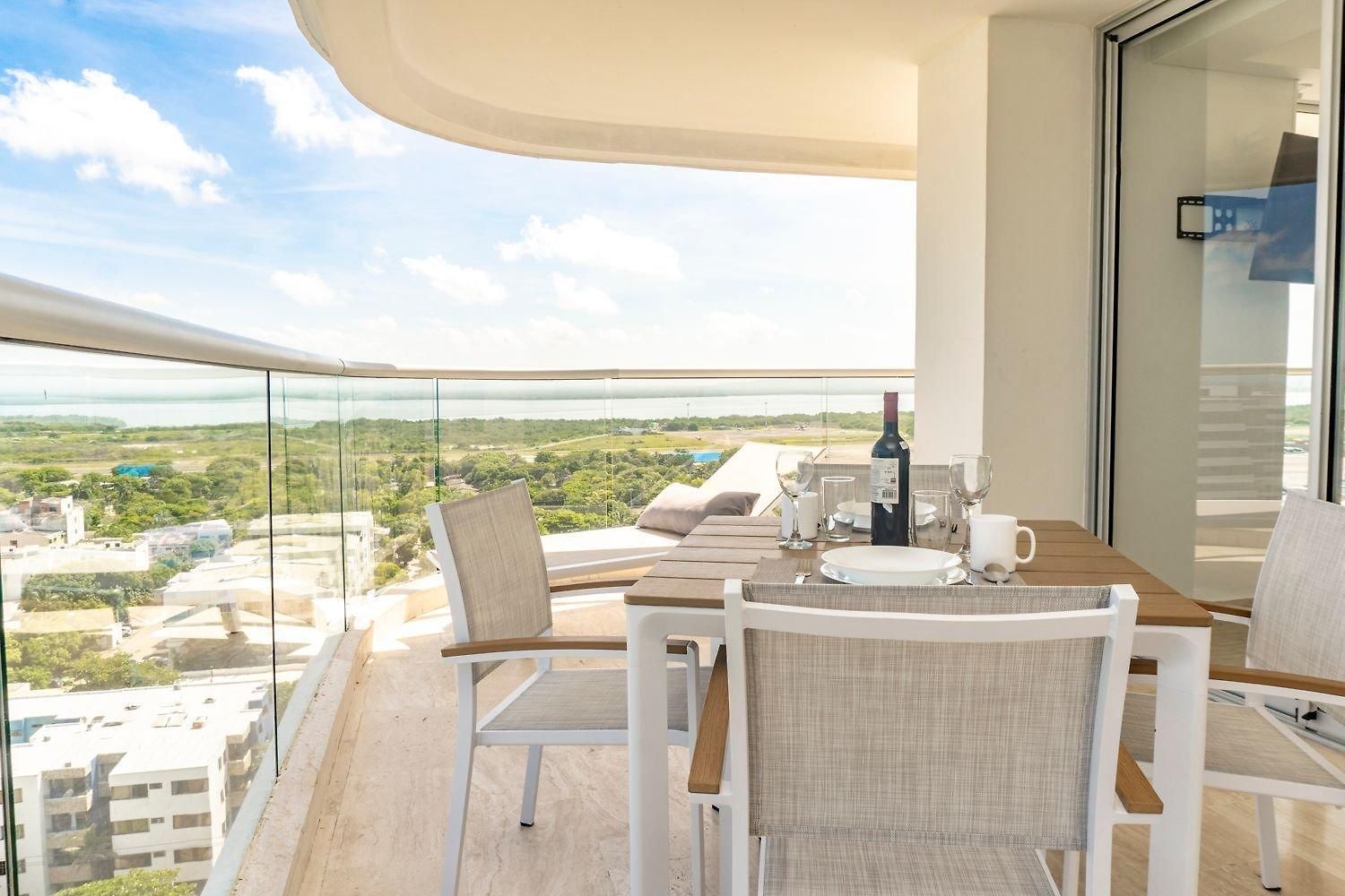 Cb1429 180º Airport And Sea View In Crespo Apartamento Cartagena